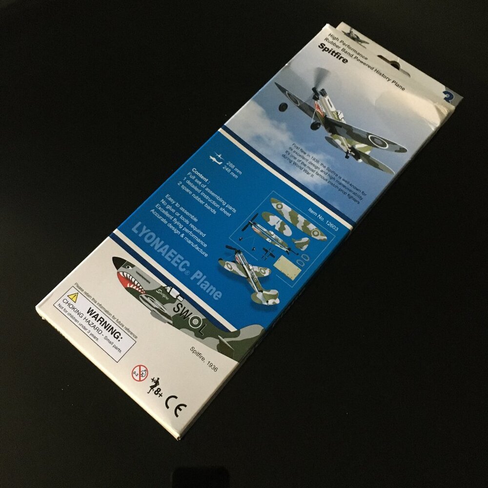 NWT Spitfire Paper Model Kit - 1:33 Scale Supermarine Fighter DIY Assembly
